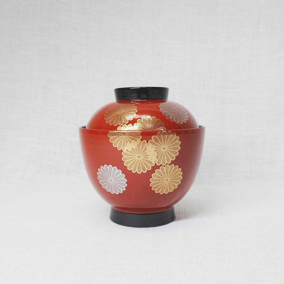 TA)耐熱3.2寸玉子碗 朱/菊詰 内黒【00712520】 – 大阪漆器オンラインストア