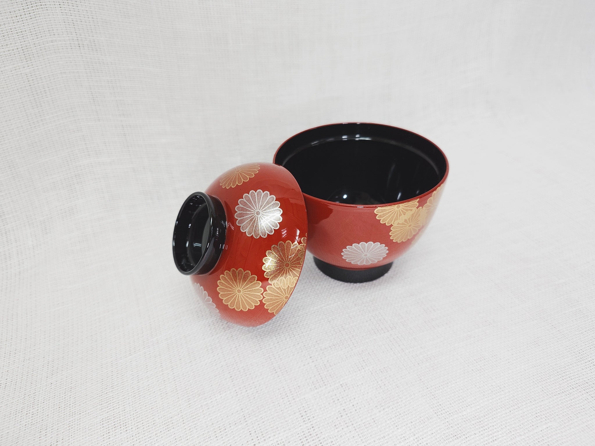 TA)耐熱3.2寸玉子碗 朱/菊詰 内黒【00712520】 – 大阪漆器オンラインストア