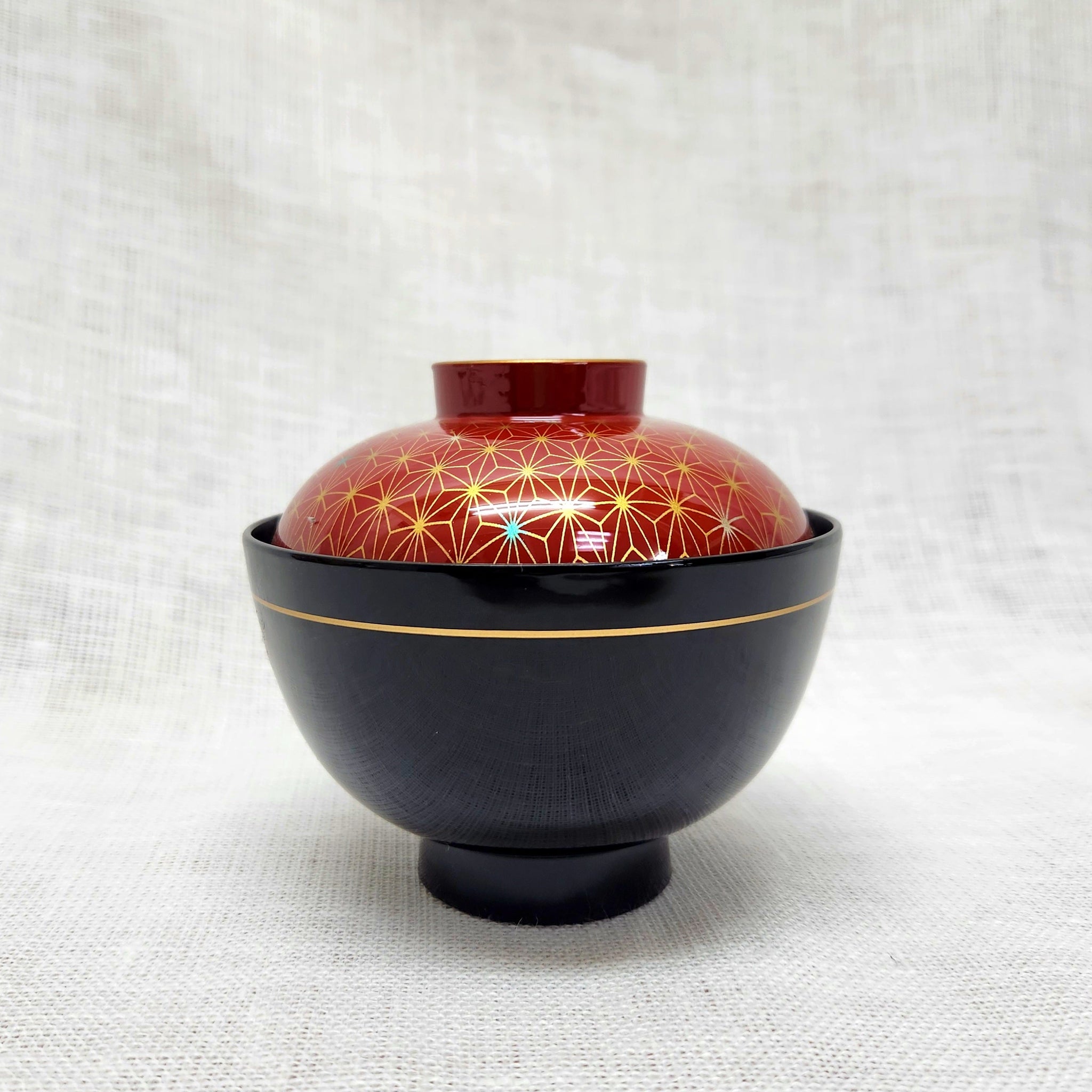 紀州漆器協同組合　赤い漆器膳 直径30cm MDF製 専用箱付き　セット 根来塗箱膳｜漆器の島安【うるわしうるし】根来塗、食器