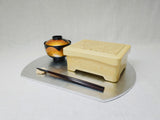 Heat-resistant ABS Mokume-don Heavy Tamenai vermillion [00704794]