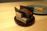10.5cm菊小皿 溜(艶消)