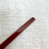 Custom made wood handle red brush 20mm vermillion lacquer [19912354]
