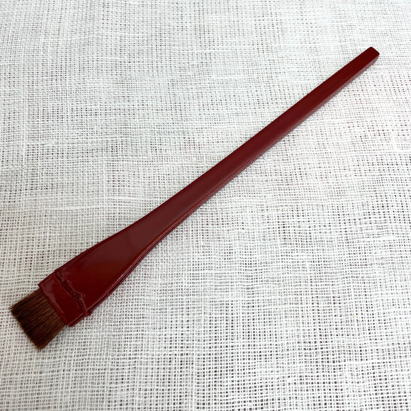 Custom made wood handle red brush 20mm vermillion lacquer [19912354]