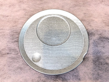 Wood grain chawanmushi table silver [19911905]