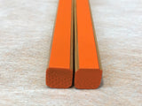 Soot bamboo color thin chopsticks (persimmon) [06200177]