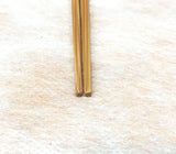 Soot bamboo color thin chopsticks pink [06200175]