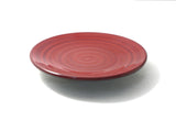 9-inch Rokurome dish, red mouth [06500030]