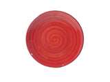 9-inch Rokurome dish, red mouth [06500030]