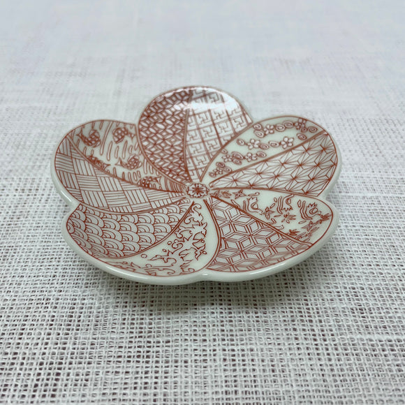 Kintsugi Ginsho Rui plum type small plate [14400458]