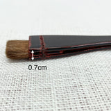 Custom-ordered wooden handle red brush 20mm tamu lacquer (short) [19912429]