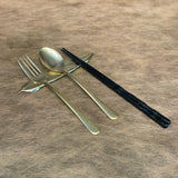 Bamboo cutlery rest gold [10300132]