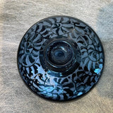 Black arabesque bean bowl [16004931]
