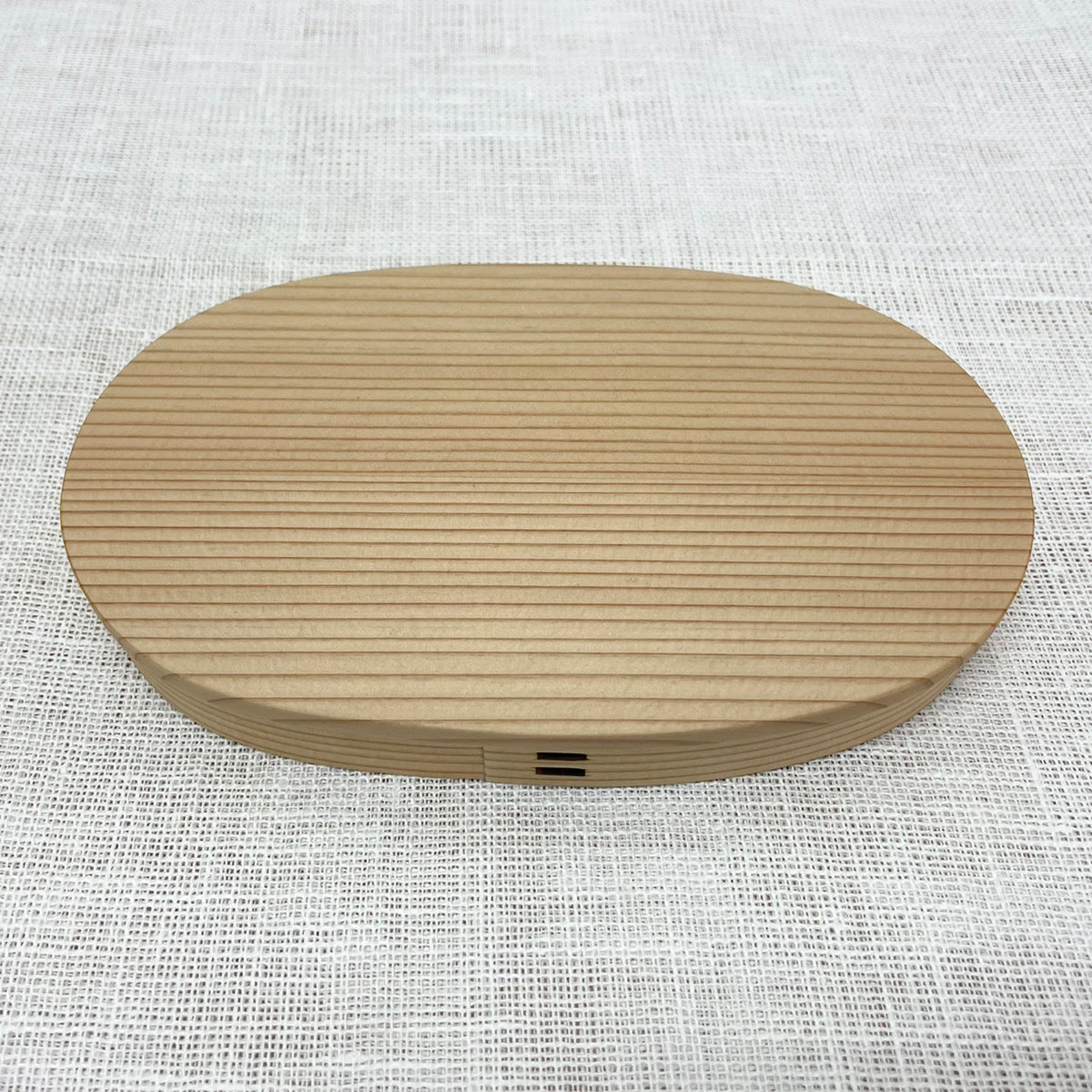 大館曲げわっぱ　小判型弁当（大）　（白木）　No.2460 小判弁当（大） - 大館工芸社