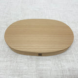 Odate Kogeisha Magewappa Oval Bento Shiraki (Large)