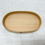 Odate Kogeisha Magewappa Oval Bento Shiraki (Large)