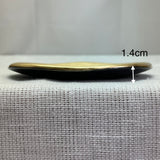4.5 inch lucky plum dish Western gold leaf [05400021]